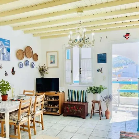 Trendy 2 Bd House W Balcony Close To Ορνός