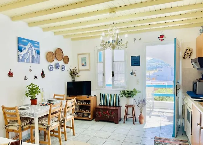 Trendy 2 Bd House W Balcony Close To Ornos (Mykonos)